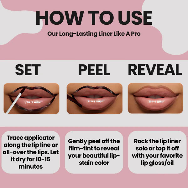 PEEL OFF LIP LINER