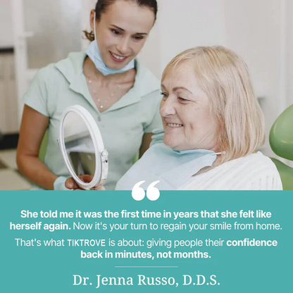 🦷  Fit Full Functional DenturesMake you more confident-Made in the USA & FDA-Certified