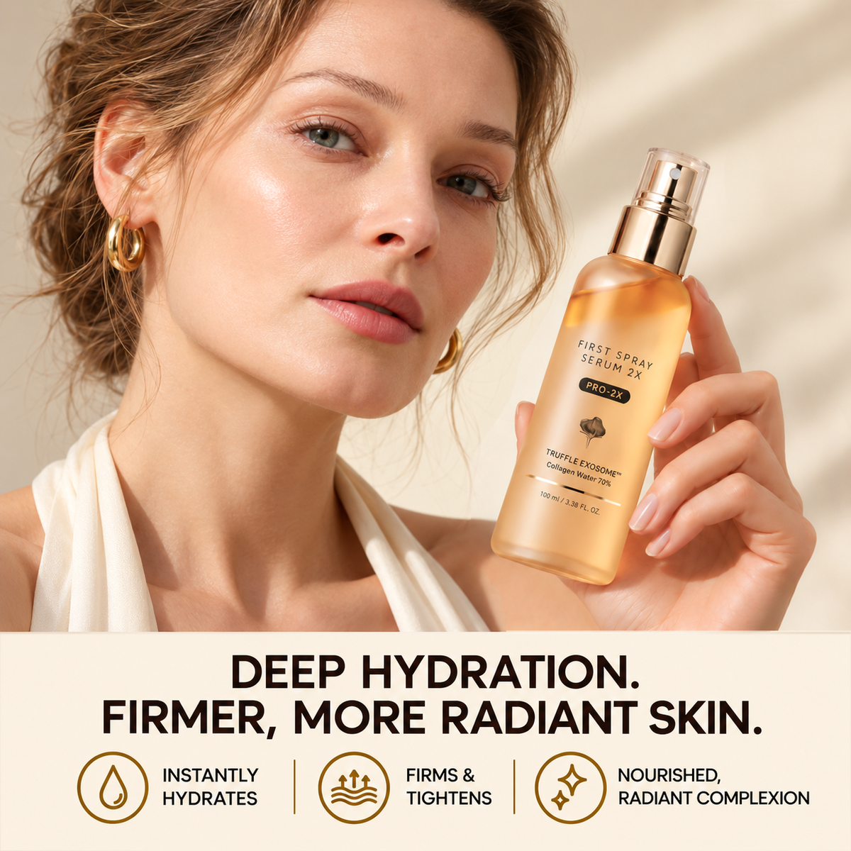 🎀White Truffle First Spray Serum PRO 2X – Radiant Glow in a Spritz