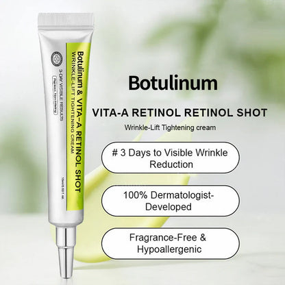 🔥Final 3 Hours: 70%OFF🔥 Botulinum & Vita-A Retinol Shot Wrinkle-Lift Tightening cream✨