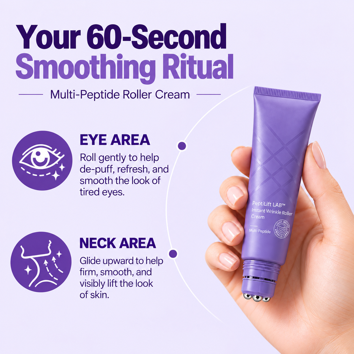 Peptide Anti-Wrinkle Roller Cream