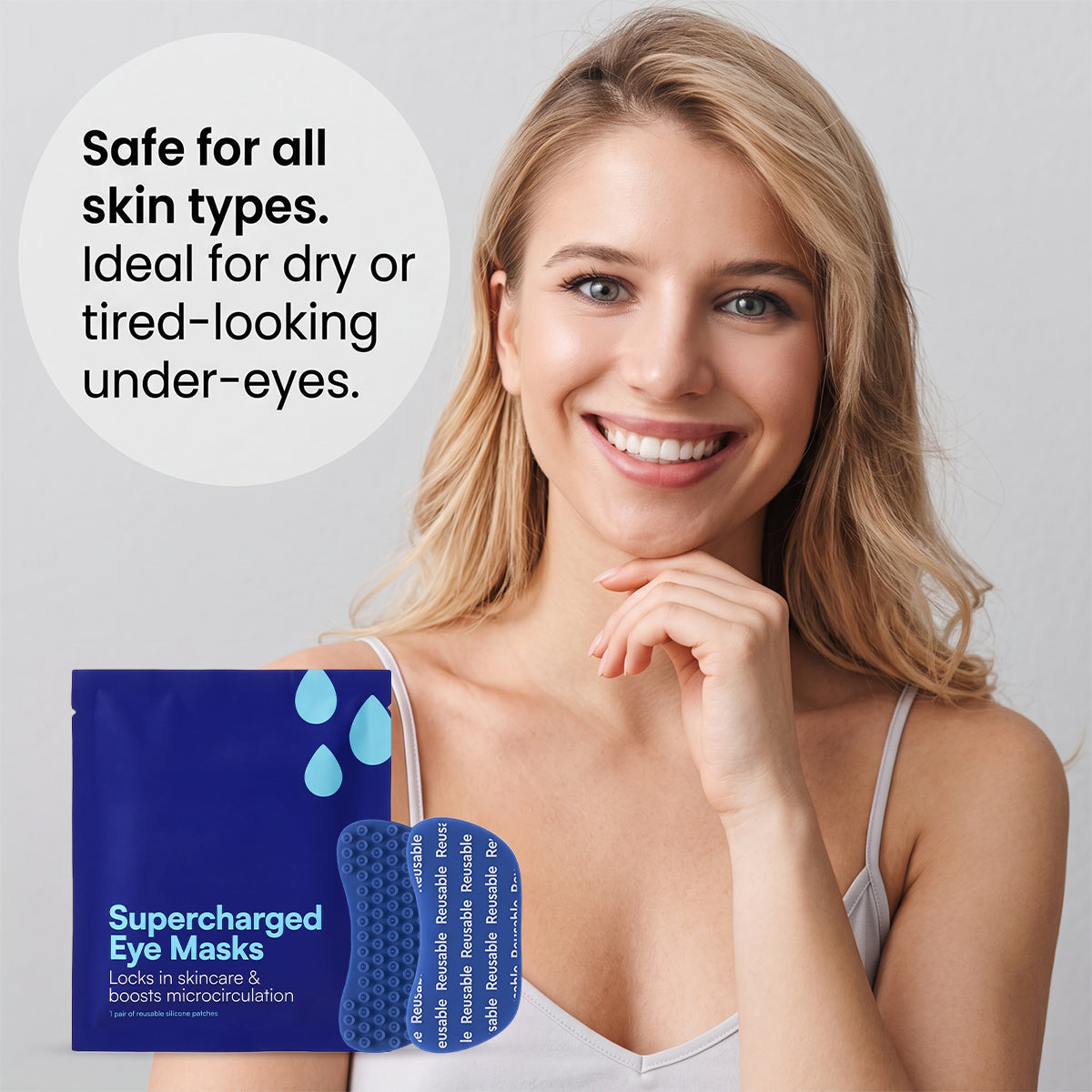 Reusable Silicone Under-Eye Masks