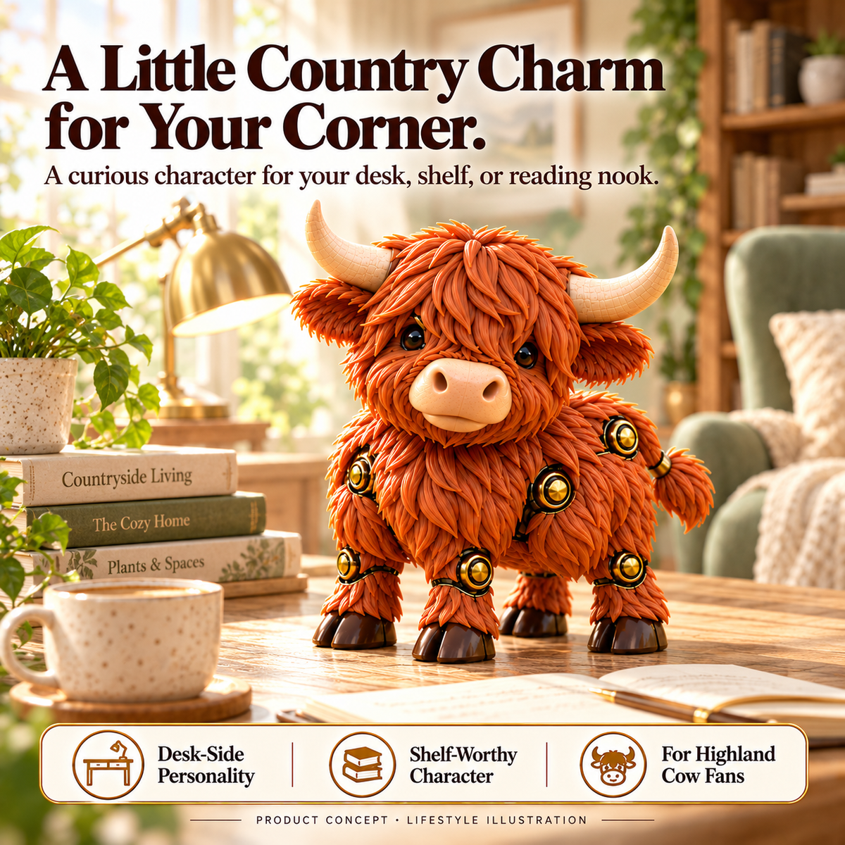 🐮 2-in-1 Transforming Highland Cow Egg – A Little Egg, a Charming Highland Surprise